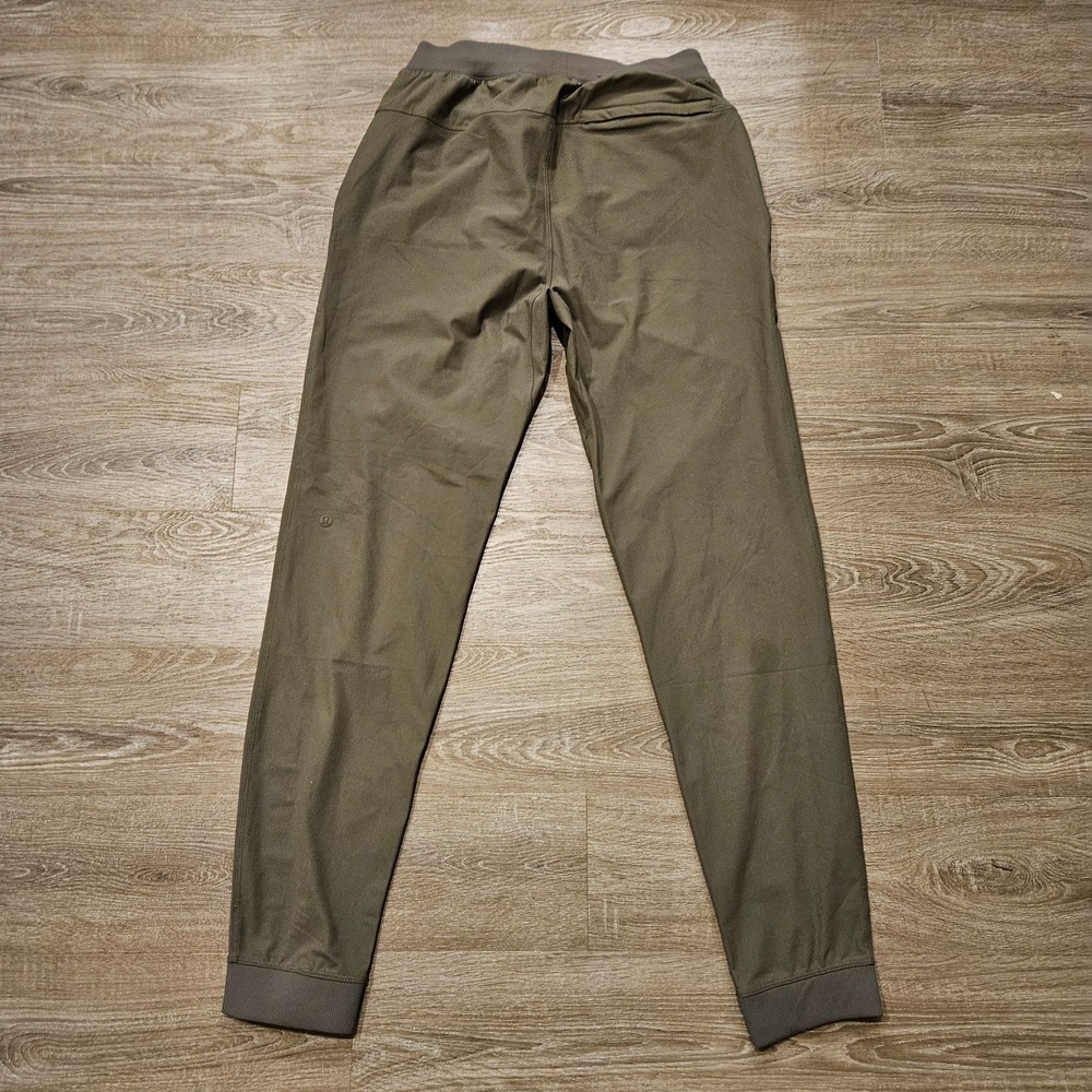 Lululemon ABC Jogger Tall Mens M Army Green‎ Warpstreme 32" Pants - Picture 7 of 11